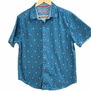 Robert Graham Men's Skull Button Up Shirt
